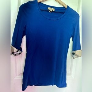 Burberry Royal Blue Cotton Shirt (Original)